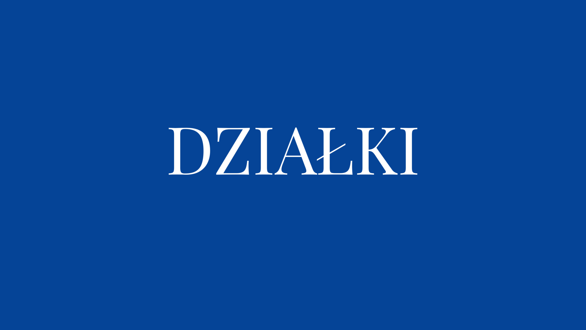 Działki
