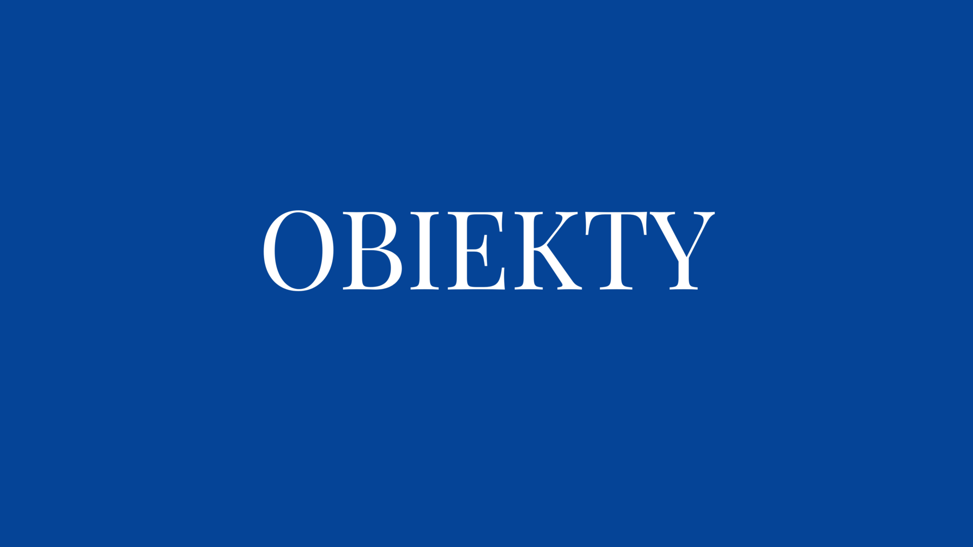 Obiekty